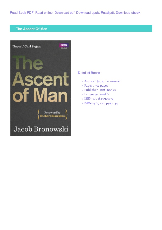 Bronowski ascent of man pdf